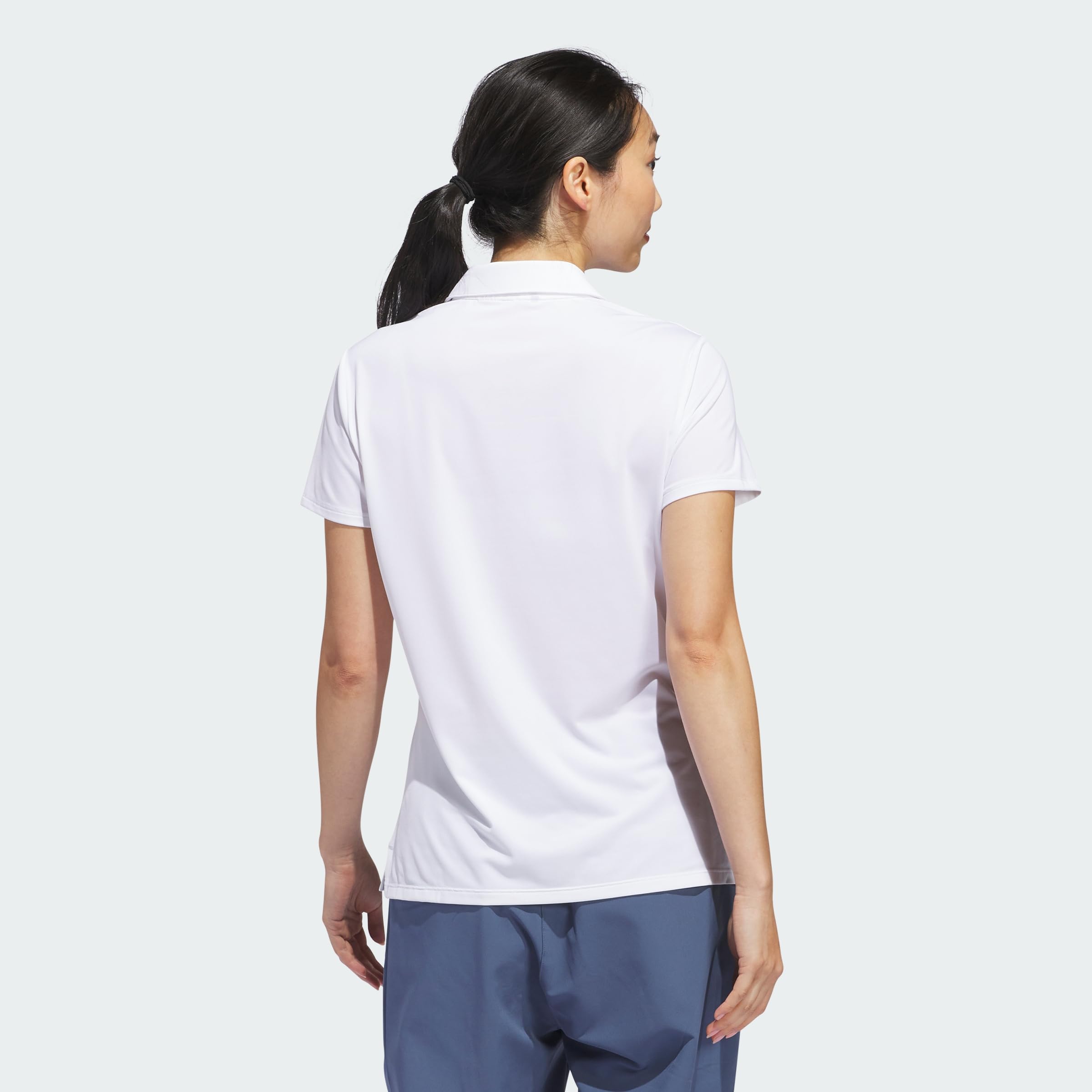 adidas Women's Polo Manga Corta de Color sólido Ultimate365