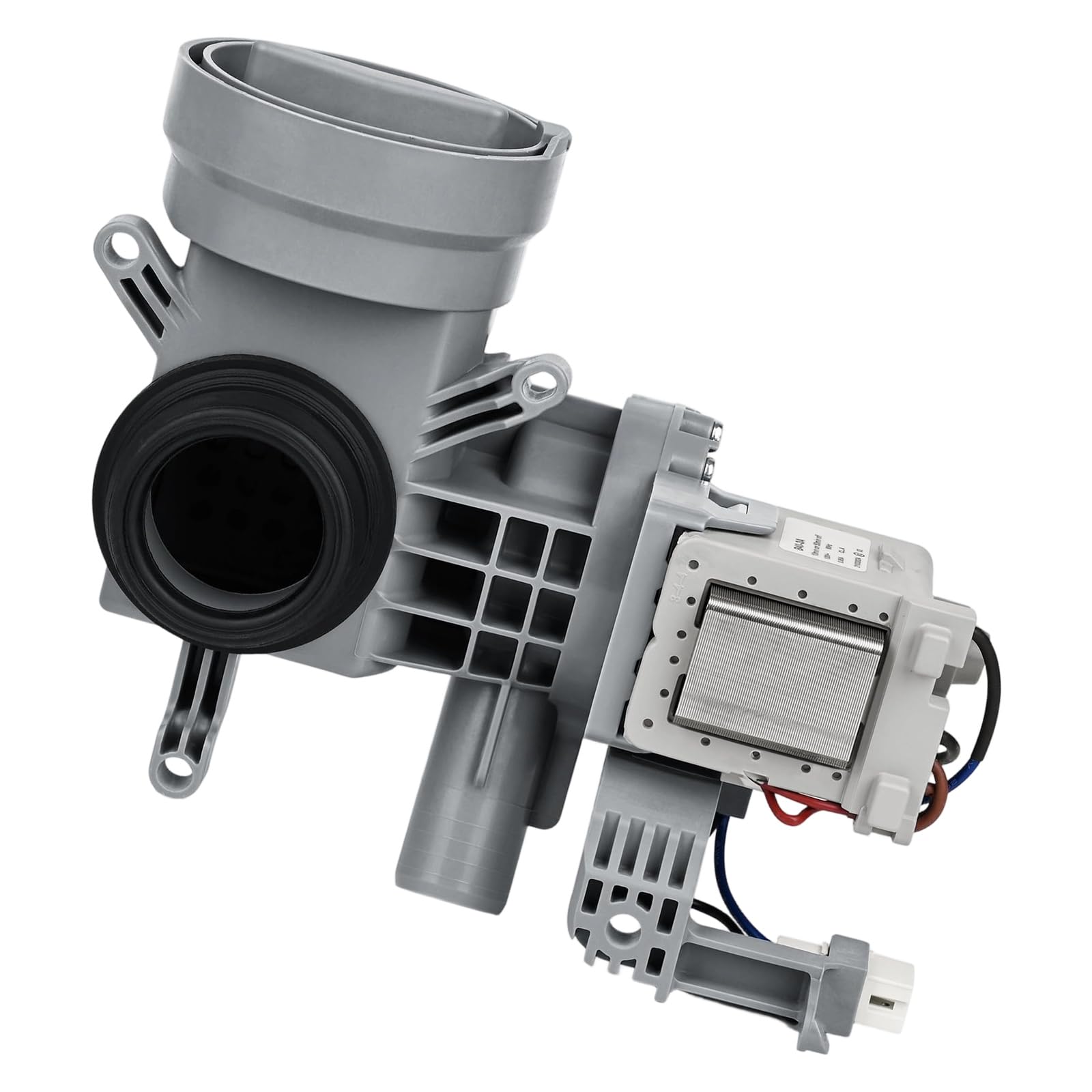 Mekalero ABS Polystyrene Drain Fan Replacement W10425238 for Front Load Washers Permanent Prevents Leakage Troubles Twist Fan