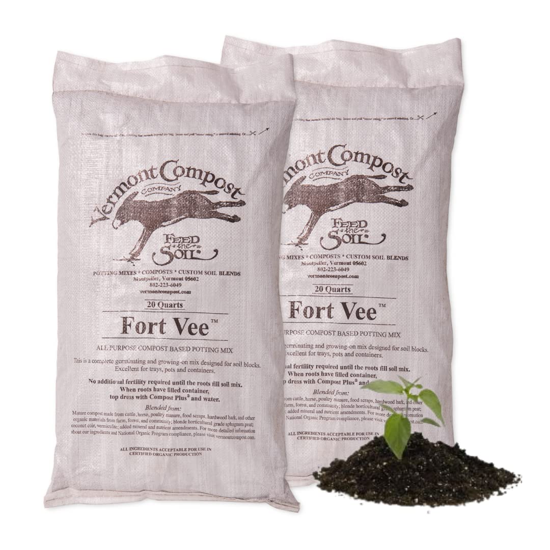 Vermont Compost Fort Vee 2 Pack Potting Mix