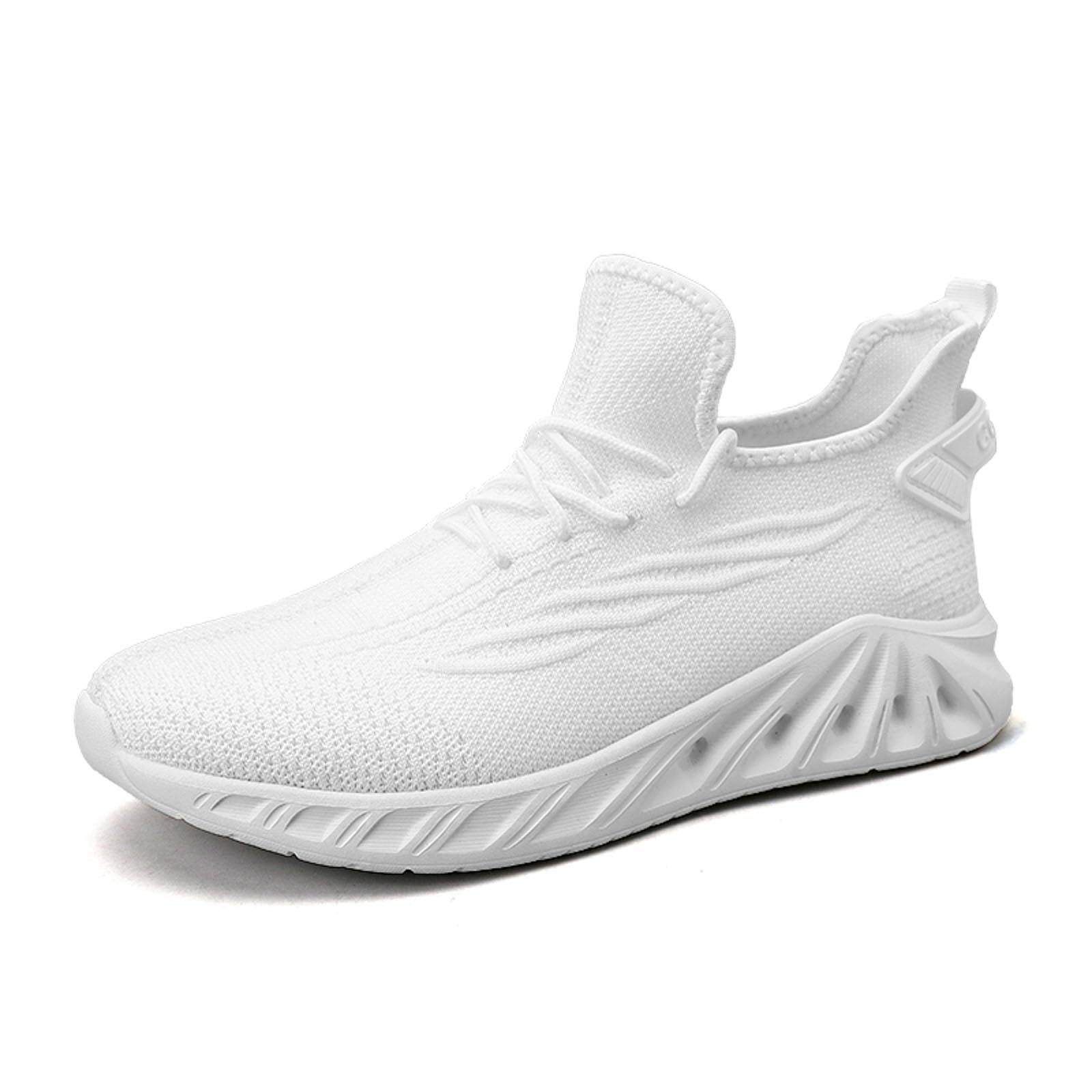 Mens Running Shoes Slip On Comfy Tennis Walking Sneakers Breathable Athletic Fashion 2026 Casual Sport Shoes