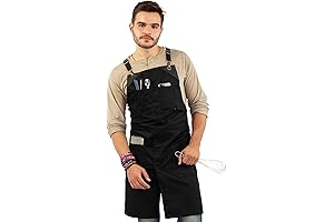 Under NY Sky Cross-Back Apron: Tattoo Artist's Essential Companion