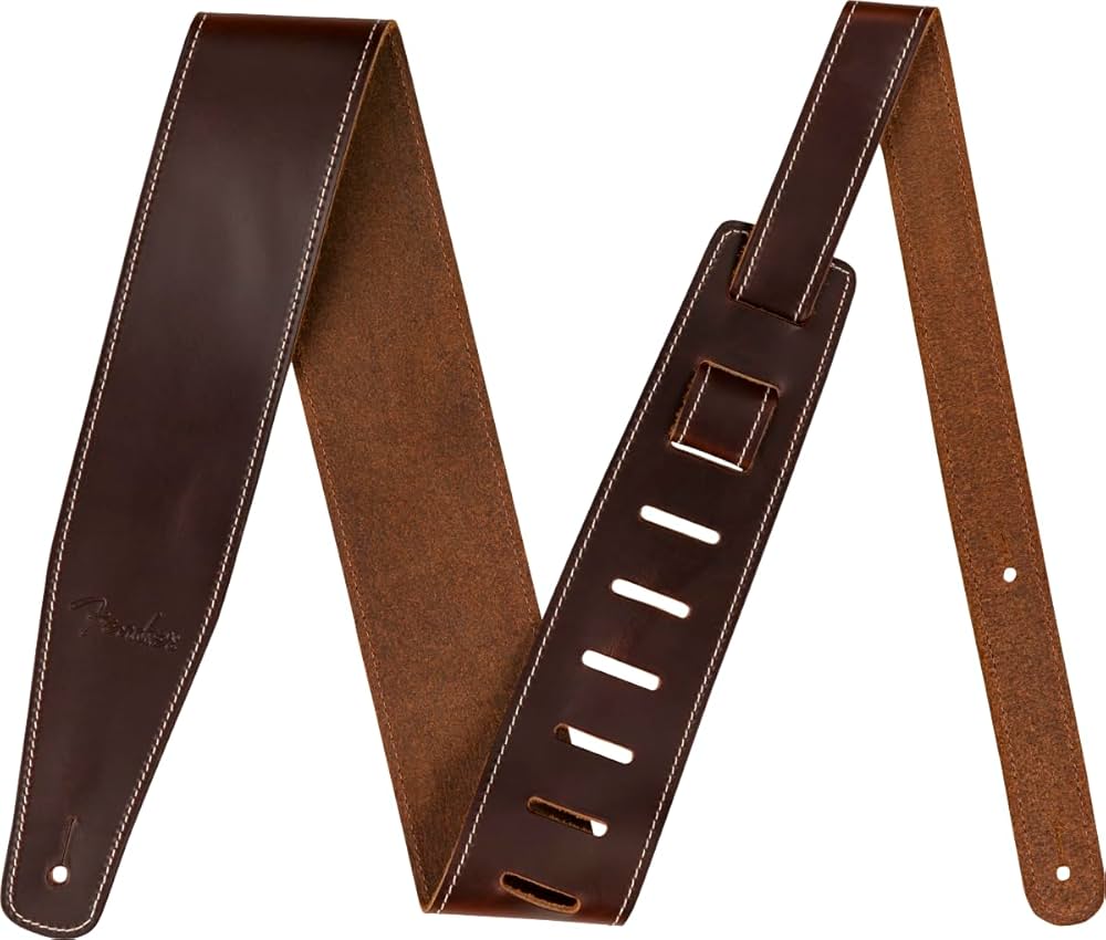 Amazon.com: Fender Broken-In Leather Guitar Strap, 2.5in