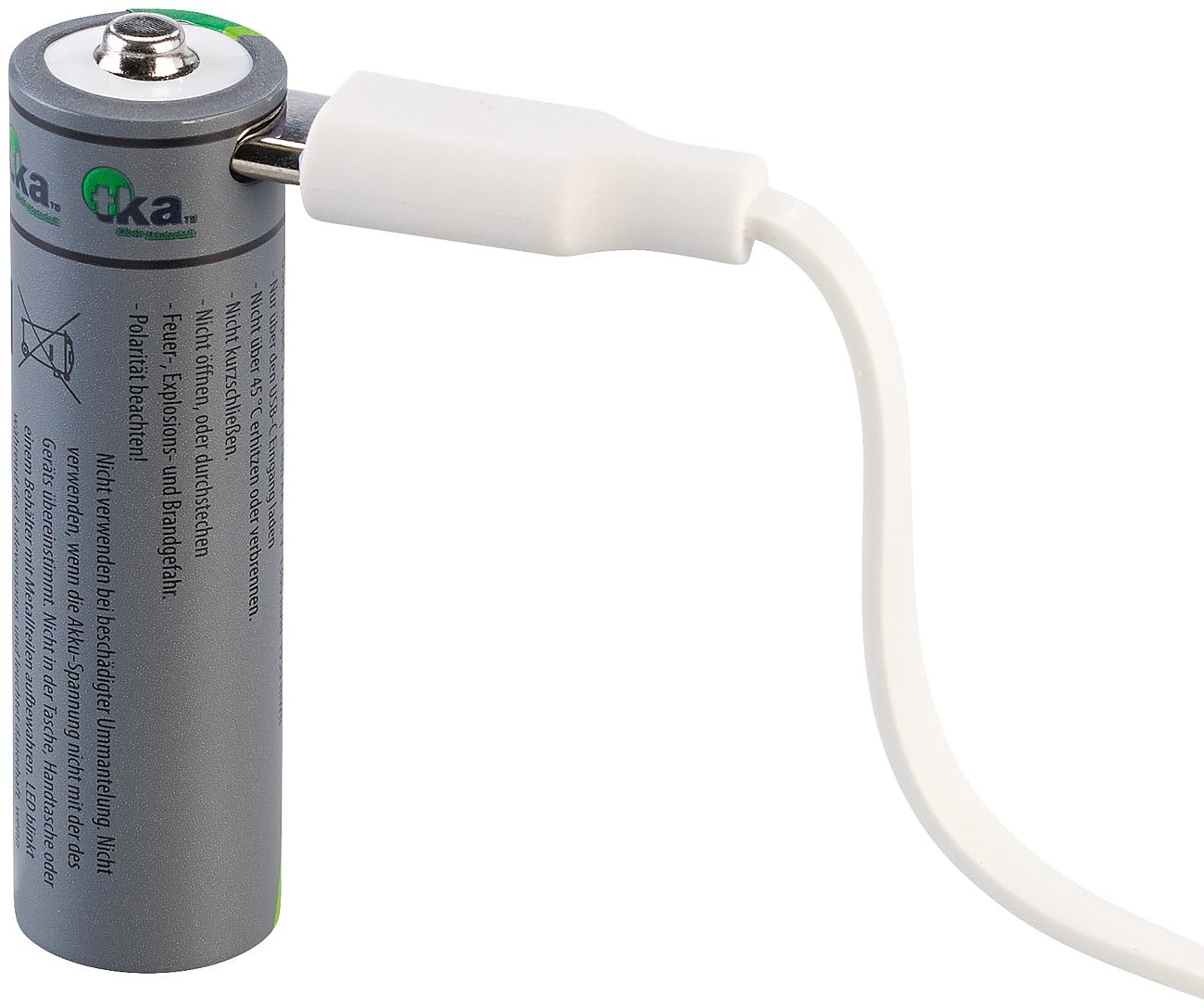 tka Köbele Akkutechnik Set batterie: Set da 8 batterie Ricaricabili, Alta capacità, 8X AA con 3.000 mWh (USB-C, Batteria USB-C ad Alta capacità, RC)