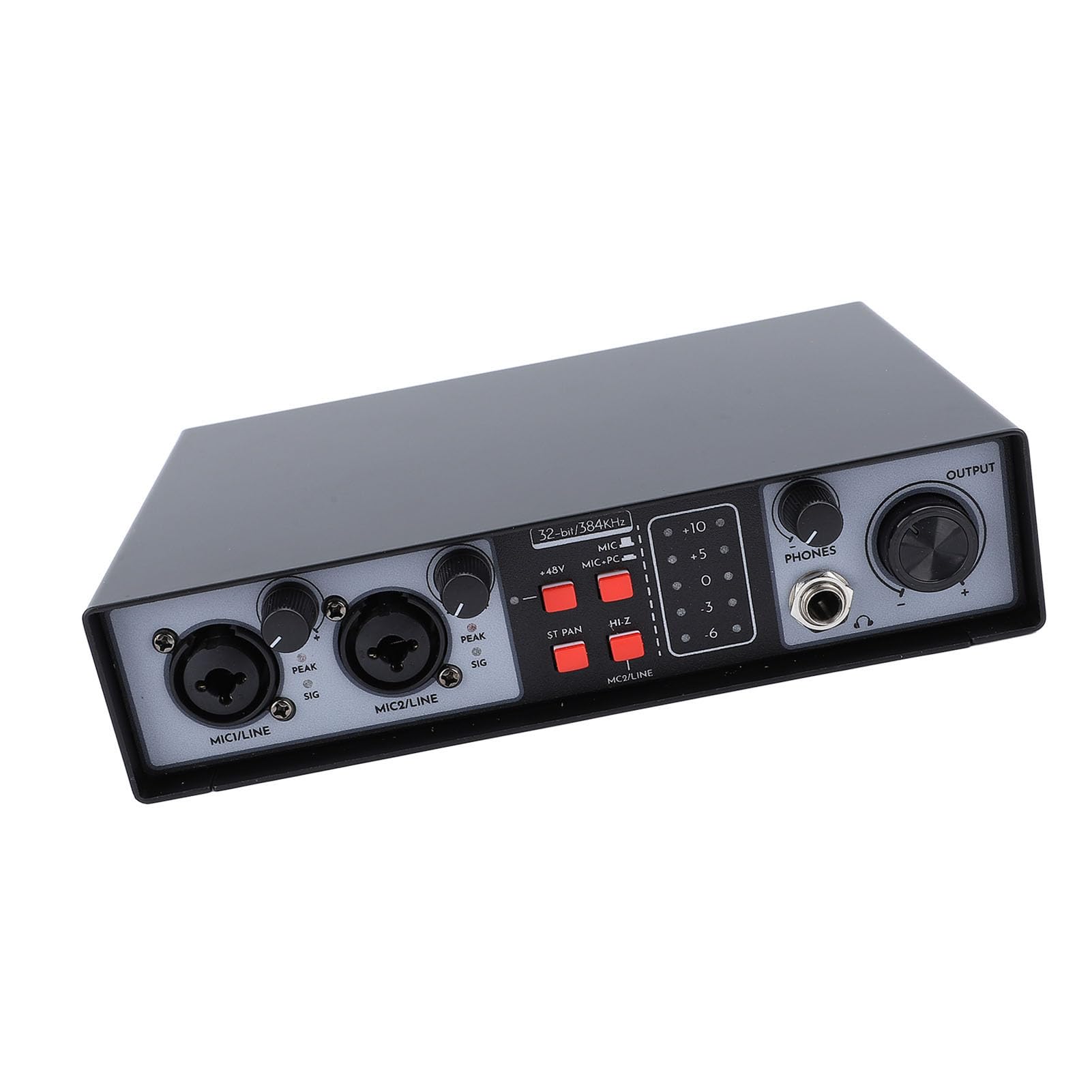 Mixer audio digitale 2 in 2 out, 48V per spettacoli dal vivo e