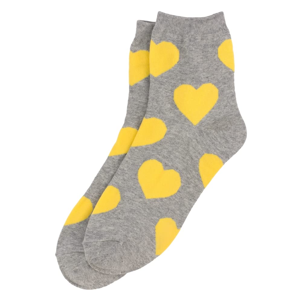 Joe Cool Unisex Grey Socks Cotton & Spandex Big Hearted