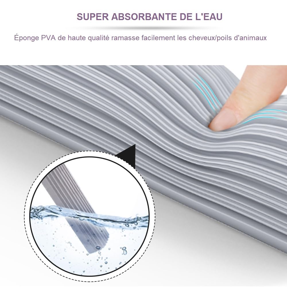 MASTERTOP Lot de 3 Éponges de Rechange Supers Absorbantes pour Balai Eponge MASTERTOP B07PCP81HB et B08V5FT4RZ