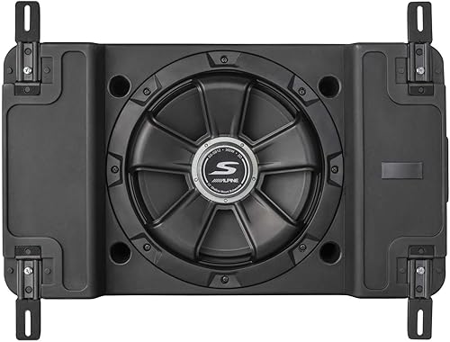 Miniatura 4 de Alpine SS-SB12 12" 2-Ohm S-Series Shallow Sealed Downward-Firing Subwoofer Enclosure