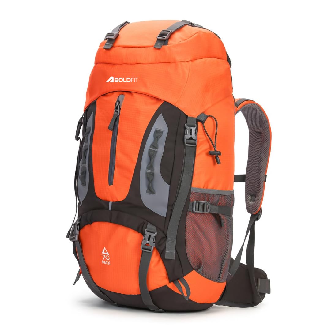 Rucksack Bag Tourist Gear Travel Trekking, Camping, Hiking Bagpack for Men & Women Front & Top Loading - 70L