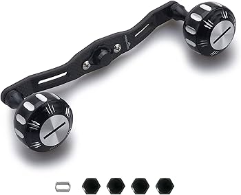 ベイトリール　カーボン　ハンドル　セット Amazon | HEIGHTEN 130mm リール ハンドル 厚さ4mm 1.5K炭布 カーボン