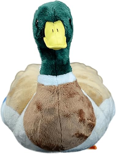 Miniatura 8 de FRANKIEZHOU Peluche realista de pato real de 12 pulgadas de largo, peluche de pato realista, juguetes de peluche de pato suave, regalos para niños,