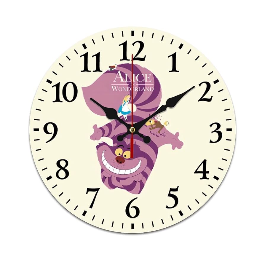 新品☆不思議の国のアリス 壁掛け時計 インテリア Amazon.co.jp: 掛け時計 不思議の国のアリス チェシャ猫 壁掛け