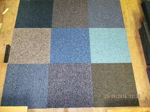 Mixed Colours Carpet Tiles 5m²