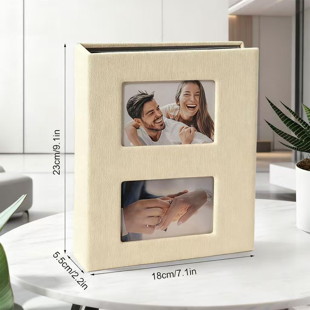 Álbum de Fotos 10x15 200 Fotos Lino Insertable para Boda Familiar