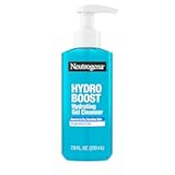 Neutrogena Hydro Boost Face Wash, Fragrance Free, Hydrating Facial Cleanser with Hyaluronic Acid, Daily Foaming Face Wash & Makeup Remover, Hypoallergenic Gel Cleanser, 7.8 fl. oz