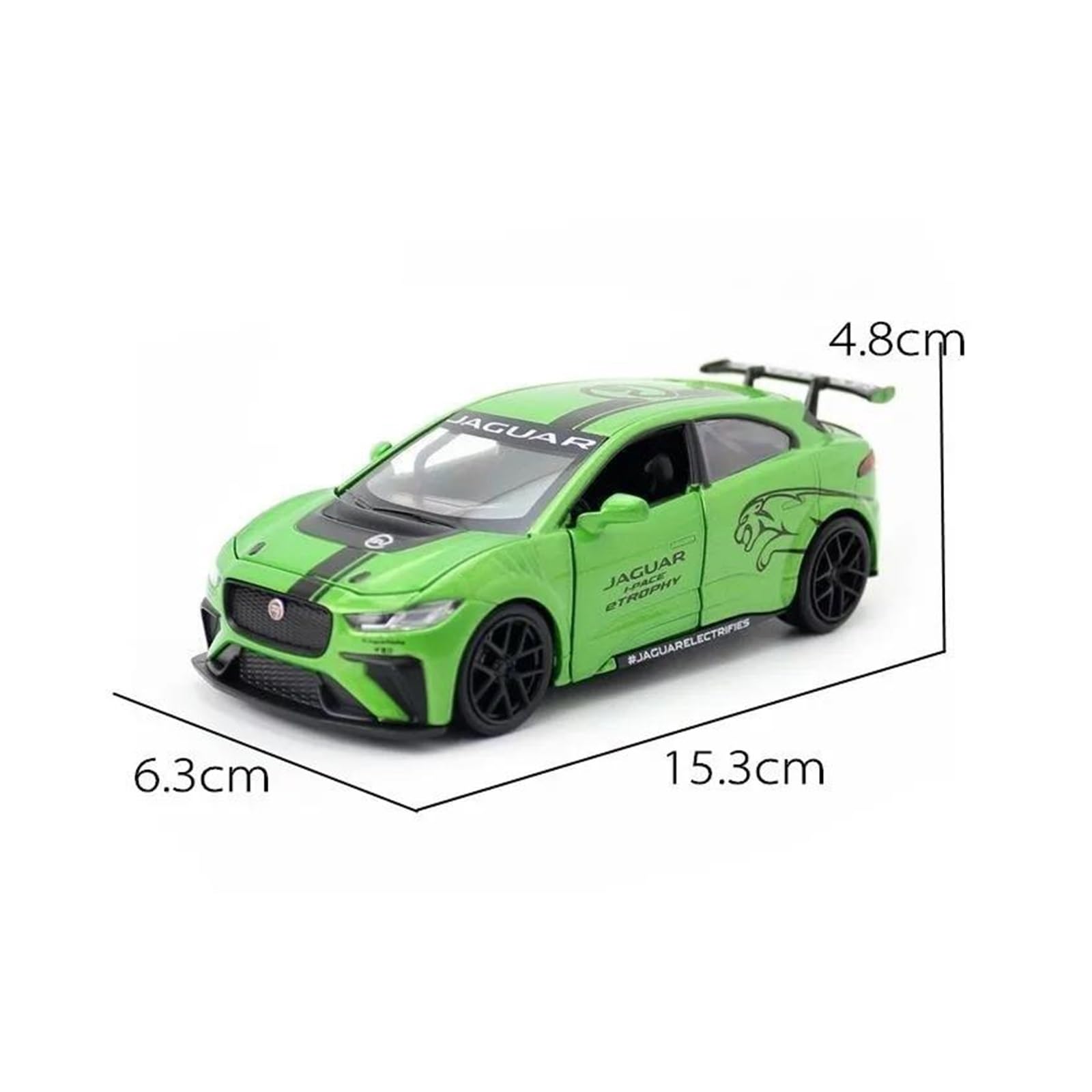 Veicoli a Motore in Scala 1:32 for La Simulazione for Juguar I-Pace Modello di Auto in Lega Statica Modello in Metallo Decorazione for Casa Ornamenti Modello di Auto Replica(Yellow)