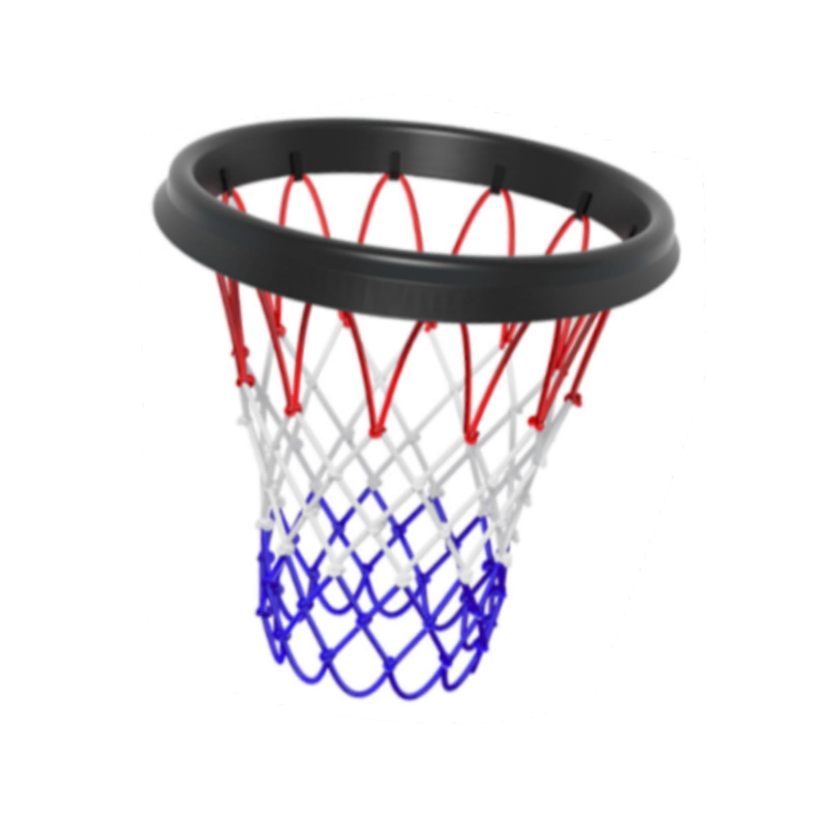 Langlebiges Basketballnetz Aus Festen Seilen Geflochten | hohe Flexibilität, leicht zu reinigen, ideal für Training