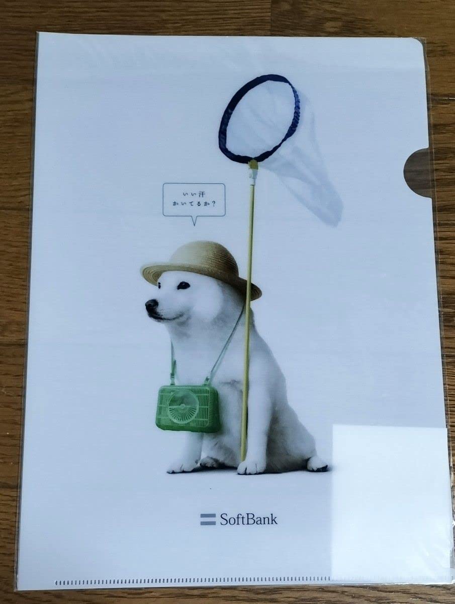 Amazon.co.jp: ソフトバンク お父さん犬 A4クリアファイル : スポーツ