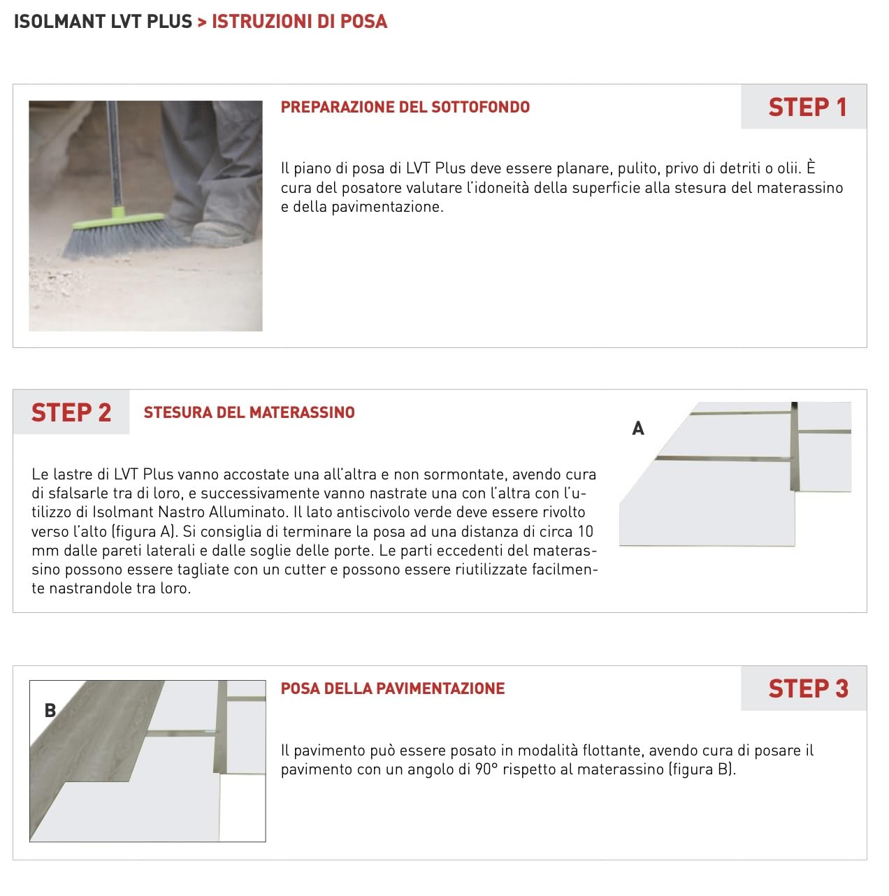 SOTTOPAVIMENTO SPC ISOLDRUM LVT PLUS 1,8 mm