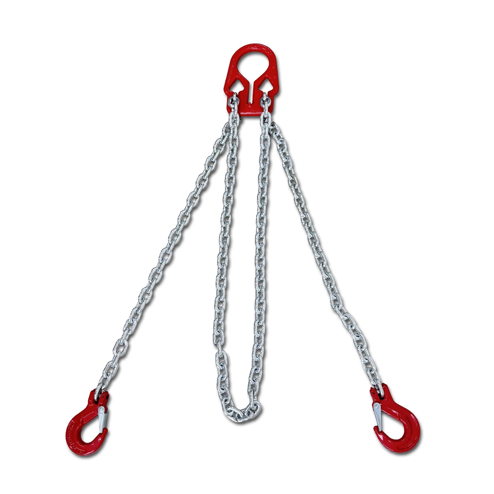 Chain Sling 6613 lbs 5/16 Inch x 10 Ft Chain Slings for Engine Hoist 2 Legs Heavy Duty Lifting Chains with Adjustable Hooks for Industrial Engine