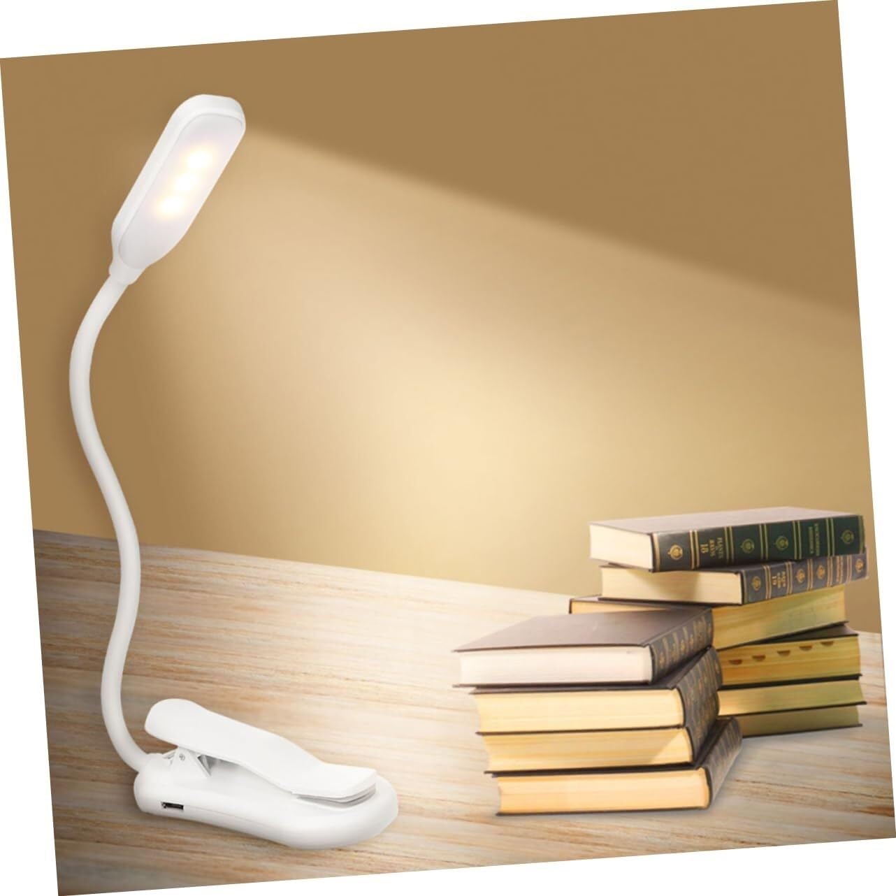 Lampka biurkowa z ochroną oczu USB do ładowania, lampka biurkowa do czytania na biurku, lampka nocna dotykowa, lampka do czytania z gęsią szyją