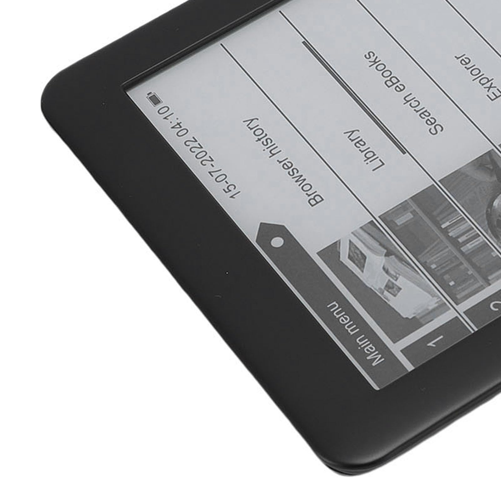 Generic Lettore di Ebook da 6 Pollici con Spazio di Archiviazione da 8 GB e Memoria Espandibile, Lettore di Libri Elettronici Portatile con Schermo a Inchiostro, Supporta più Formati tra Cui