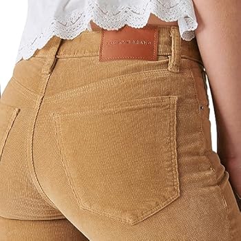 Lucky Brand Women's High Rise Corduroy Stevie Flare Jean, Cider, 30W x 32L:  Buy Online at Best Price in UAE - Amazon.ae