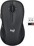 Souris d'Ordinateur Sans Fil Logitech M510 pour PC avec Récepteur Unifiant USB - Graphite