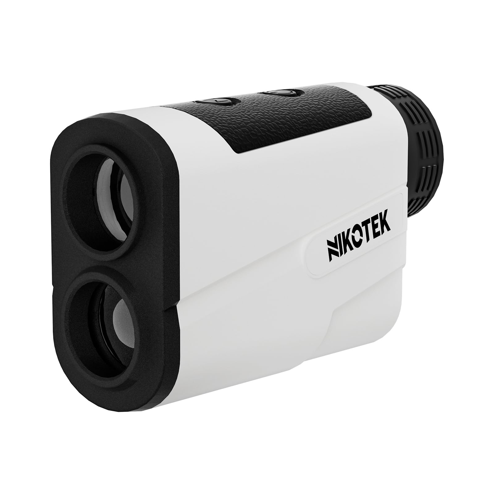 NIKOTEK Télémètre de golf avec inclinaison, 1000 m/1093 yards, télémètre rechargeable, verrouillage de drapeau, mesure de scan pour golfeur, sac de transport