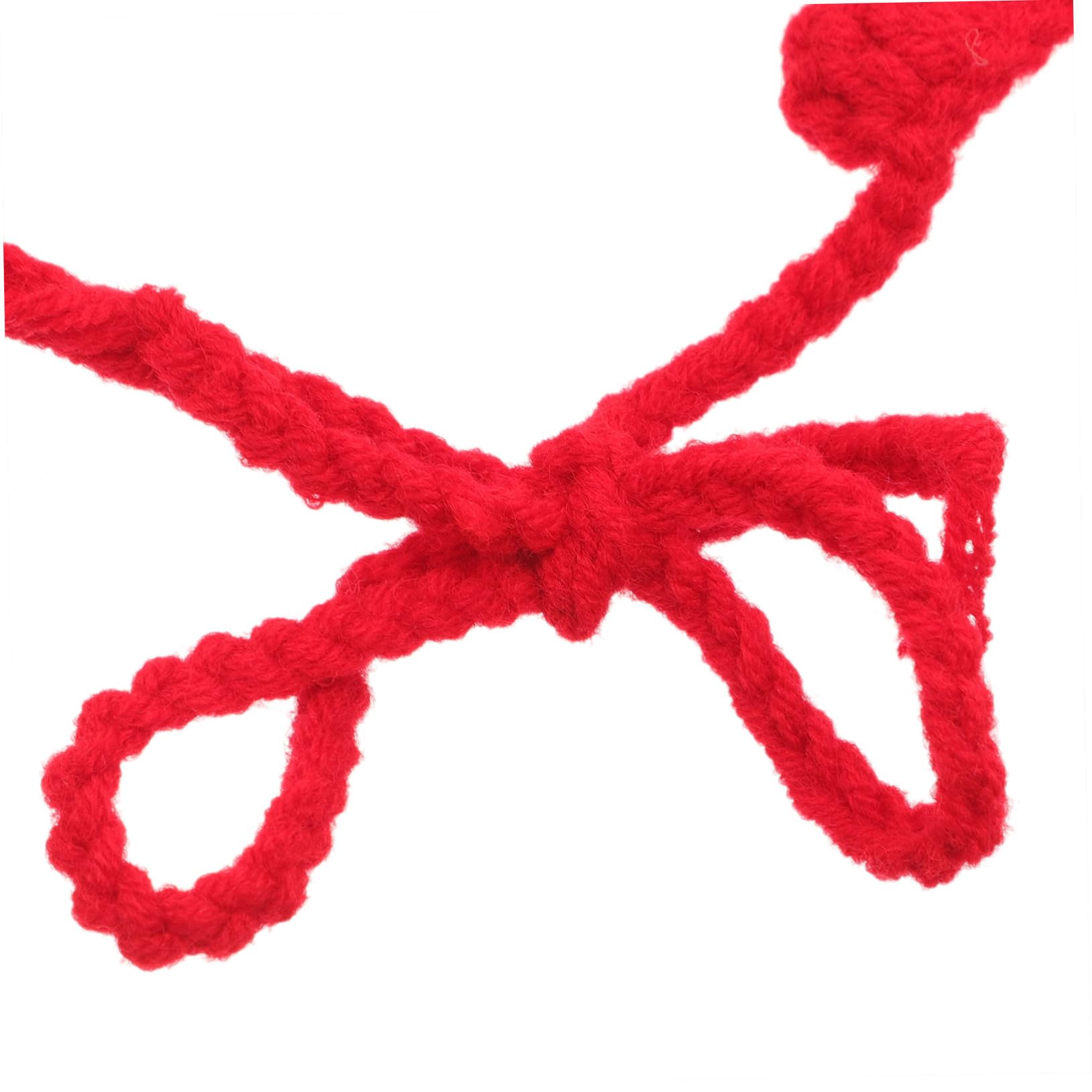 ABOOFAN Collier de Noël Tricoté Ajustable pour Chat et Chiot Collier pour Animaux de Compagnie avec Noeud