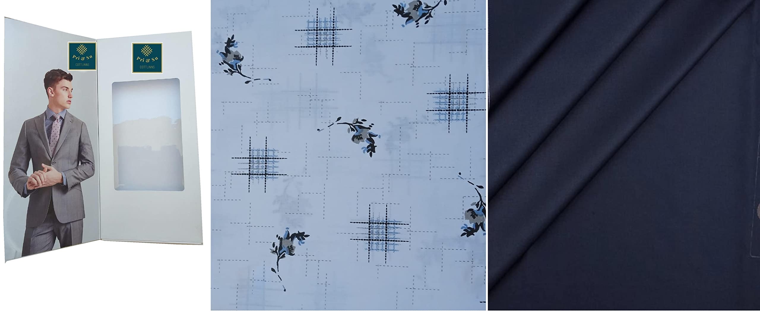 Pri & Su CottLinns Combo of Cotton Shirt 200010 & Trouser 90004-picture-19
