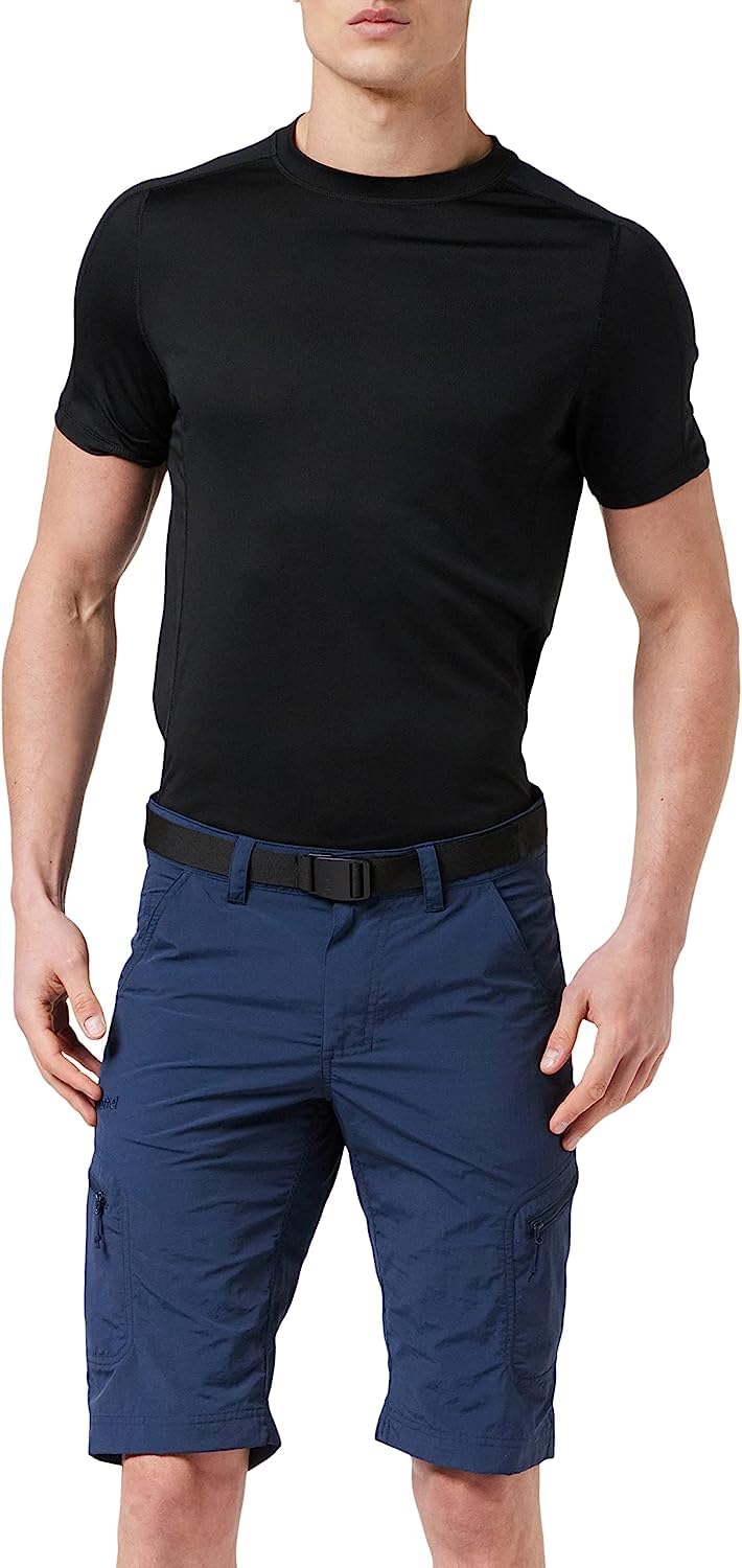 Schöffel Herren Shorts Silvaplana2, vielseitige Wanderhose mit separatem Gürtel, Outdoor Hose mit praktischen Taschen