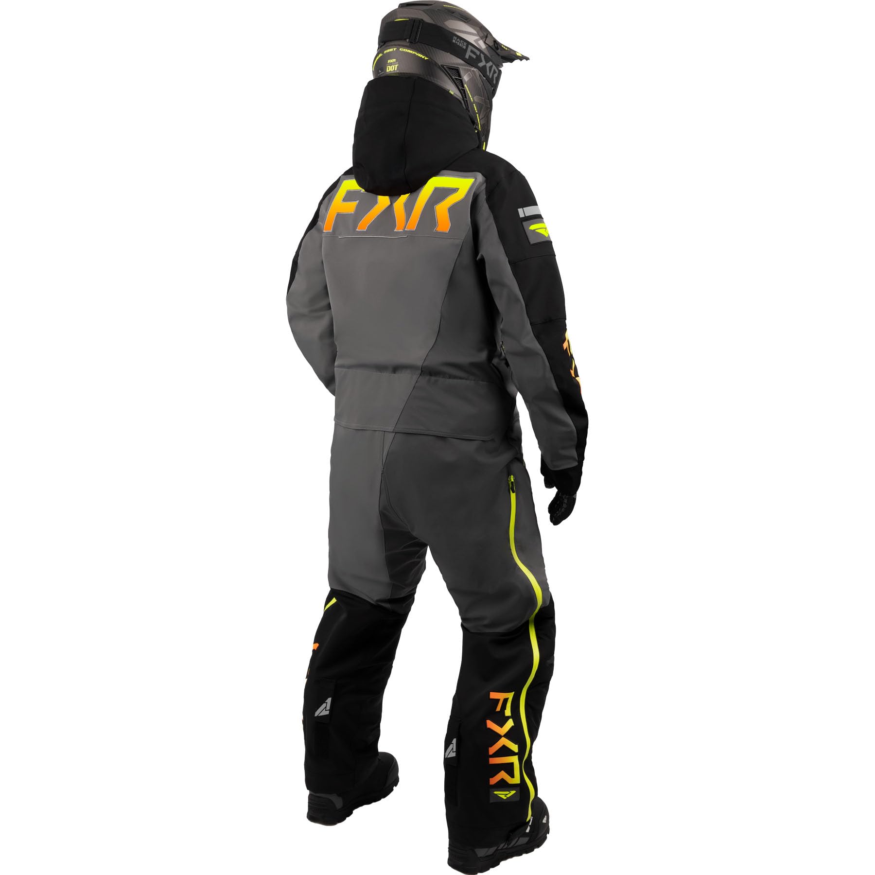 FXR Women's Ranger Instinct Lite Monosuit (Black/Raspberry Fade/Hi-Vis - 12)