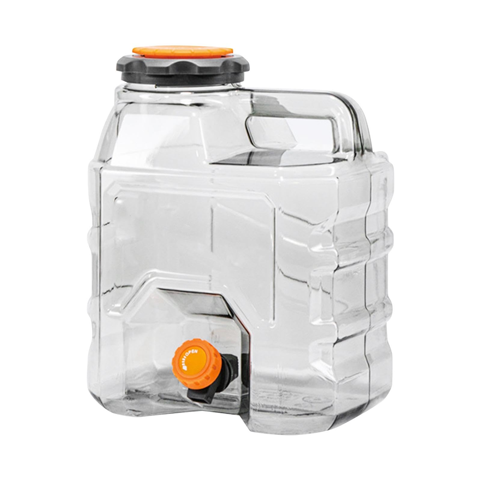 Pegciuho Water Container Food Grade Jerrycan Water Storage Container Portable Leakproof And Shockproof with Wide Mouth Suitable for Outdoor Travel, 10L