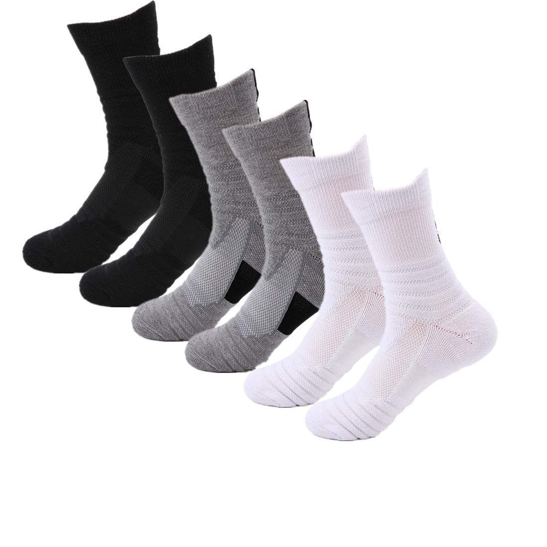 Elite Basketball Sock Cushion Athletic Long Sports Outdoor Socks Compression Sock for Boy Girl Men Women 6.5-11.5