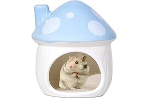 Mushroom Ceramic Hamster Hideout