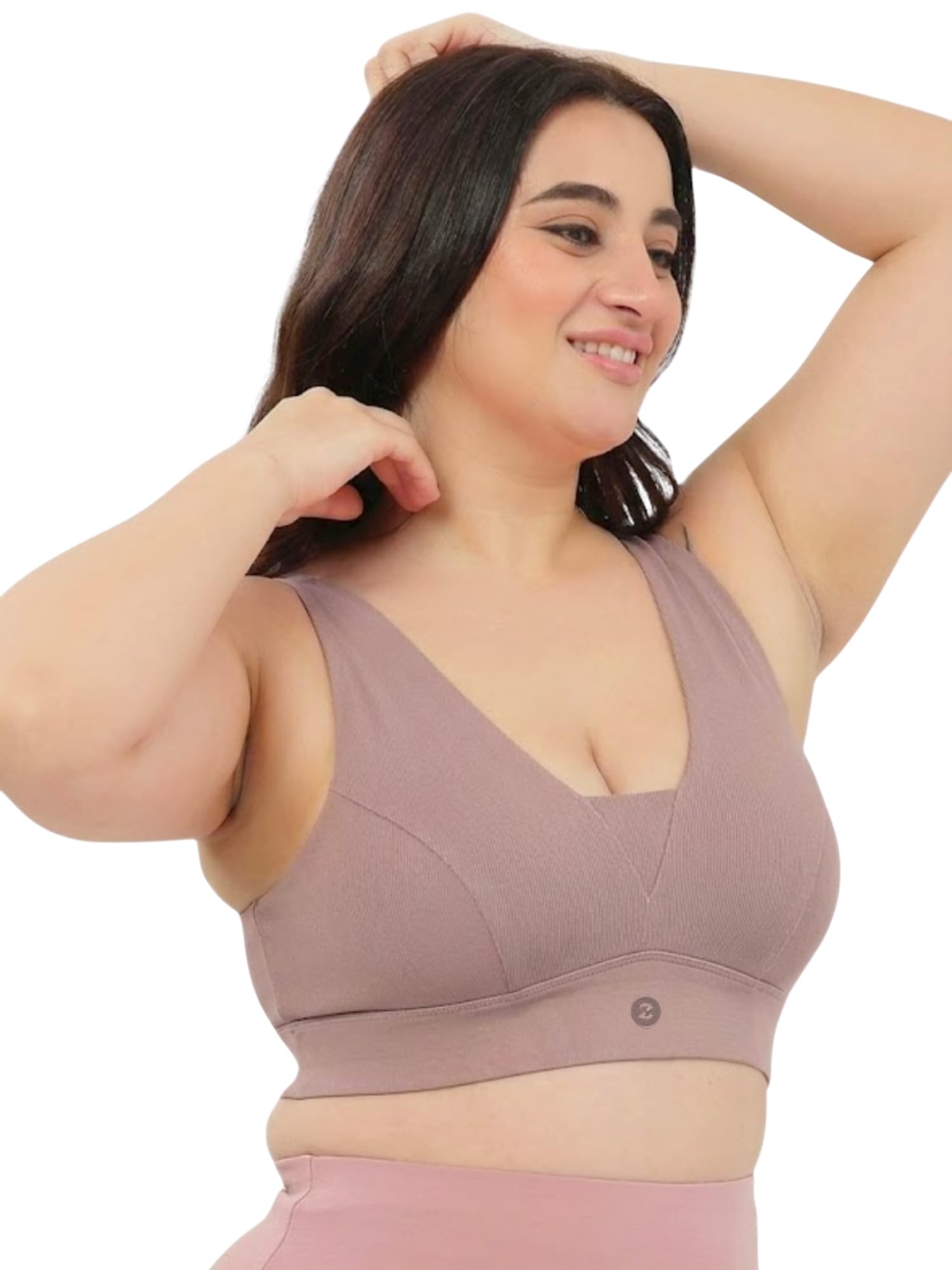 Cotton Maternity Bra for Women Feeding | Fixed Padded Nursing Bra | Wirefree Full Coverage Nursing Bra for Pregnancy & Post Delivery