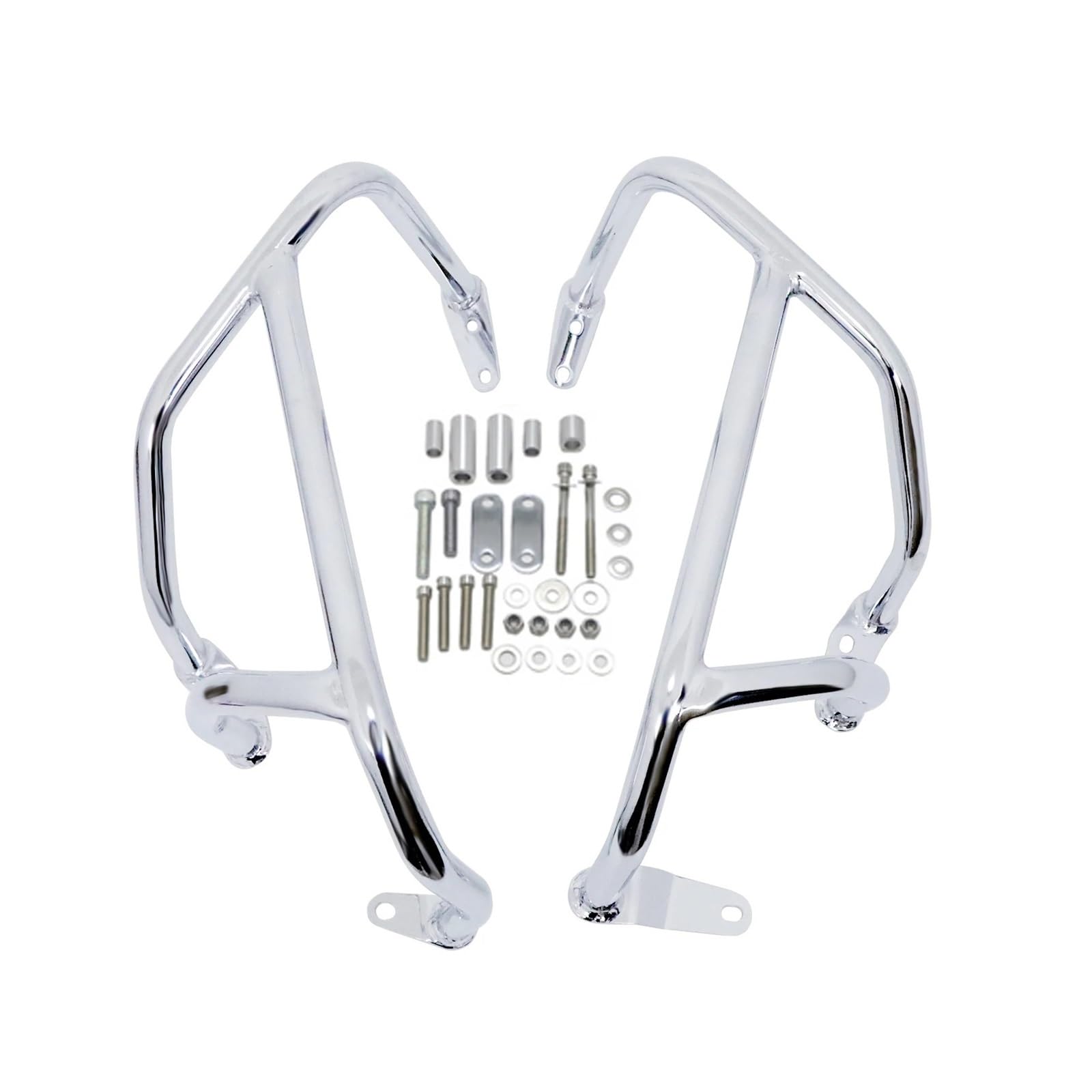 Engine Guard Highway Crash Bars For Gold Wing 1800 GL1800 F6C Goldwing GL 1800 2018-2023 Higway Engine Guard Crash Bar Bars Bumper Stunt Cage Protector(Chrome)