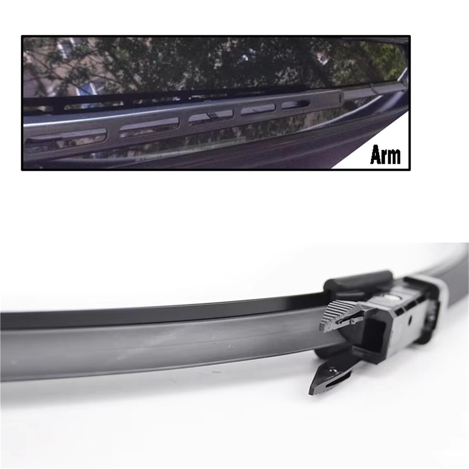 Compatible con A3 8P 2005 2006 2007 2008 2009 2010 2011 2012 24" + 19" + 13" Escobillas limpiaparabrisas Delanteras y traseras, Parabrisas, escobillas de Lluvia, Conjunto de limpiaparabrisas