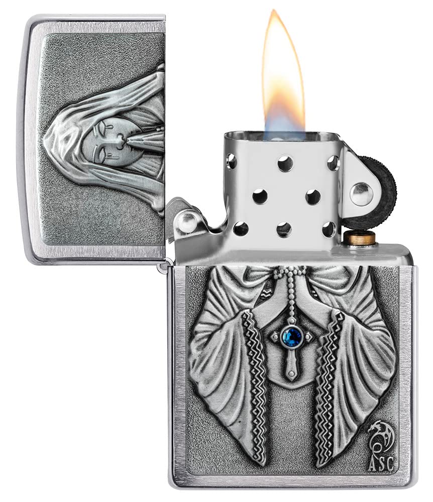 Zippo Anne Stokes Gothic Prayer Emblem Pocket Lighter - Image 4