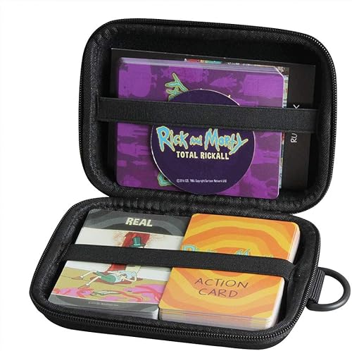 Hermitshell Estuche de viaje para el juego de cartas cooperativo Rick and Morty Total Rickall (no incluye tarjetas)