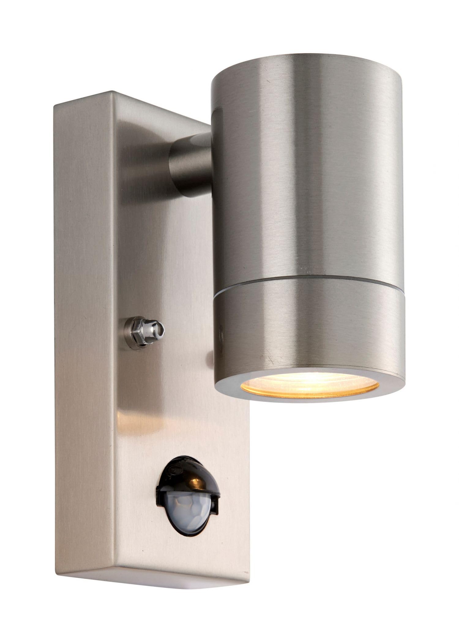 SAXBY Palin Outdoor Wall Light with PIR 1lLT - Marine Grade Stainless Steel (101351)