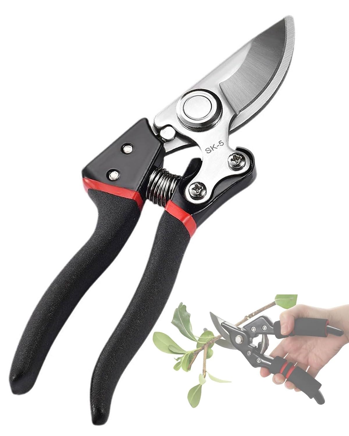 Tijeras de Podar Profesional,tijeras de podar de mano,tijeras de podar,Tijeras de Podar pequeñas Jardinería Tijeras de Mano Tijeras de Cosecha,para Plantas Flores Fruta Hortalizas Seto Ramo