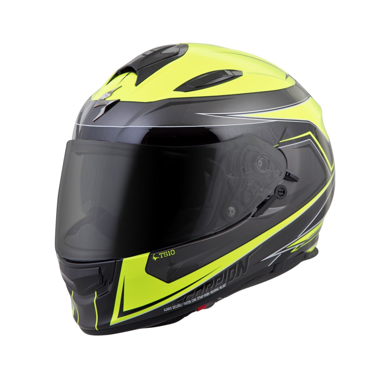 ScorpionExo Unisex-Adult full-face-helmet-style EXO-T510 Helmet (Neon and Black,X-Small), 1 Pack