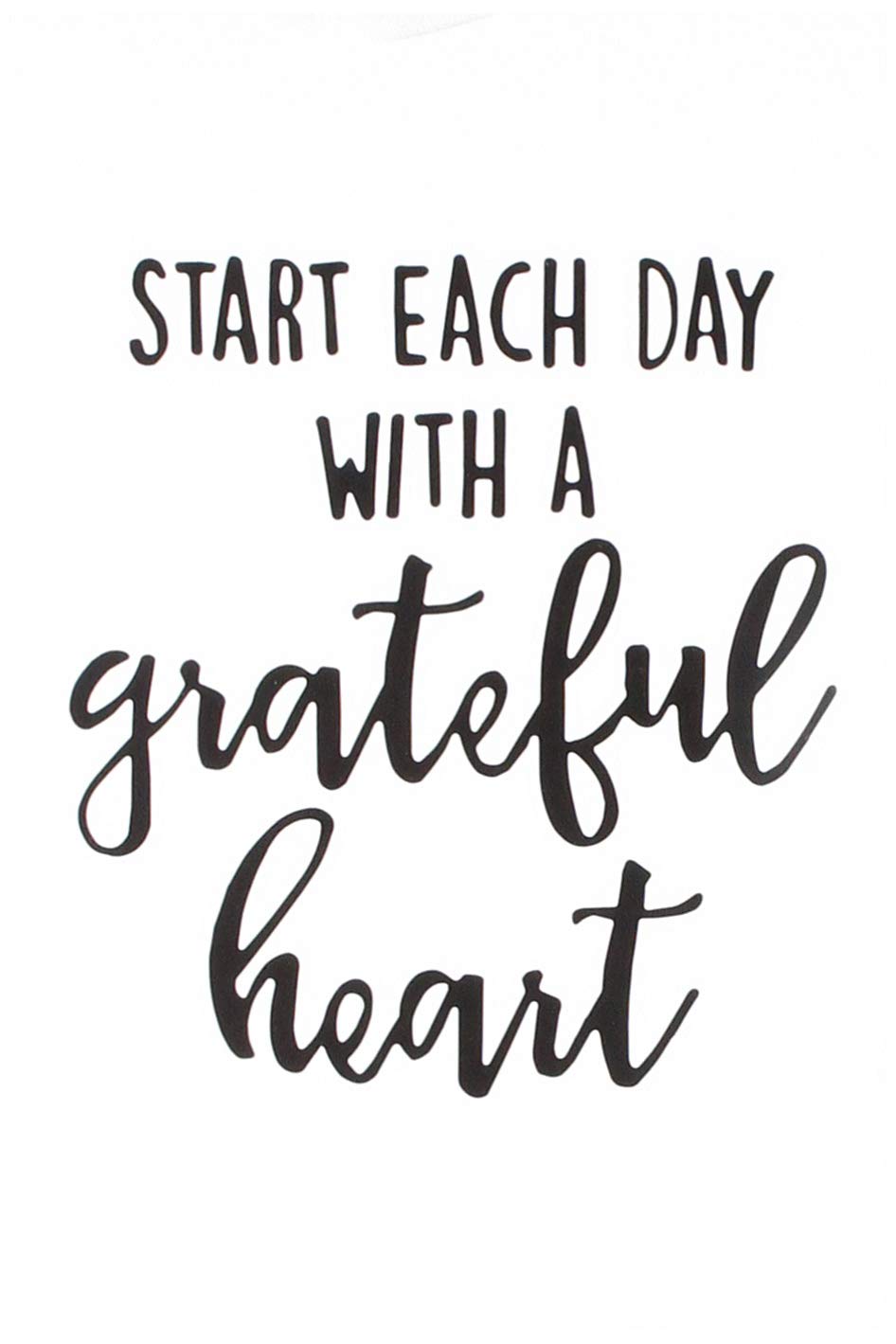 Simple Stories Carpe Diem Grateful Heart Decal, Black