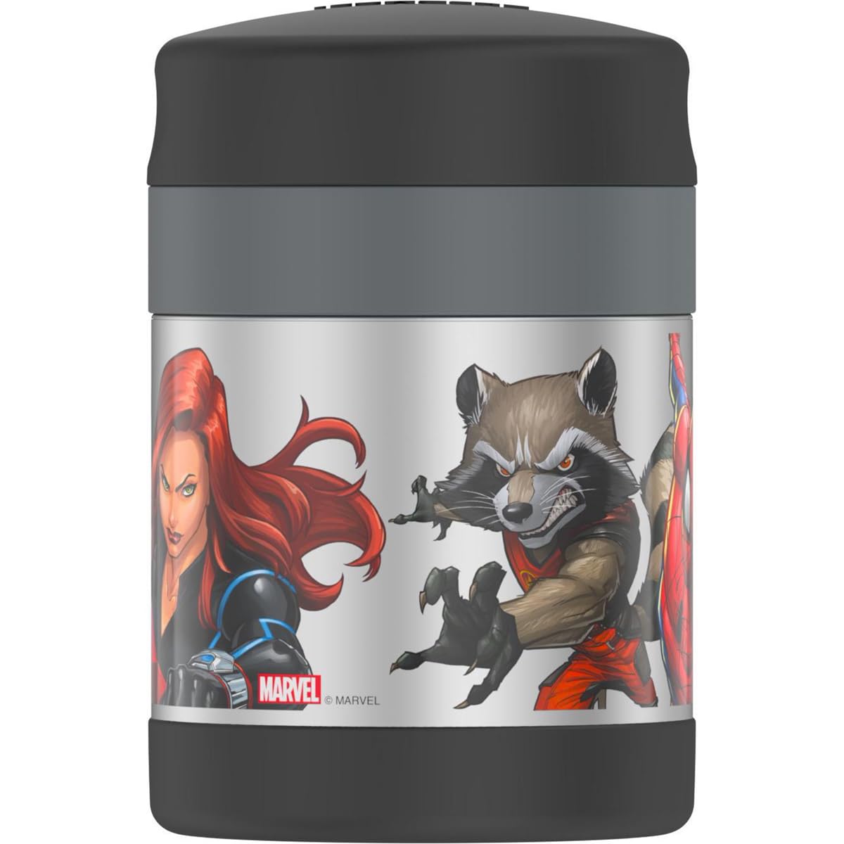 Thermos 'Funtainer Marvel' słoik na żywność z łyżeczką 16 uncji 5 godzin gorący 7 godzin zimno