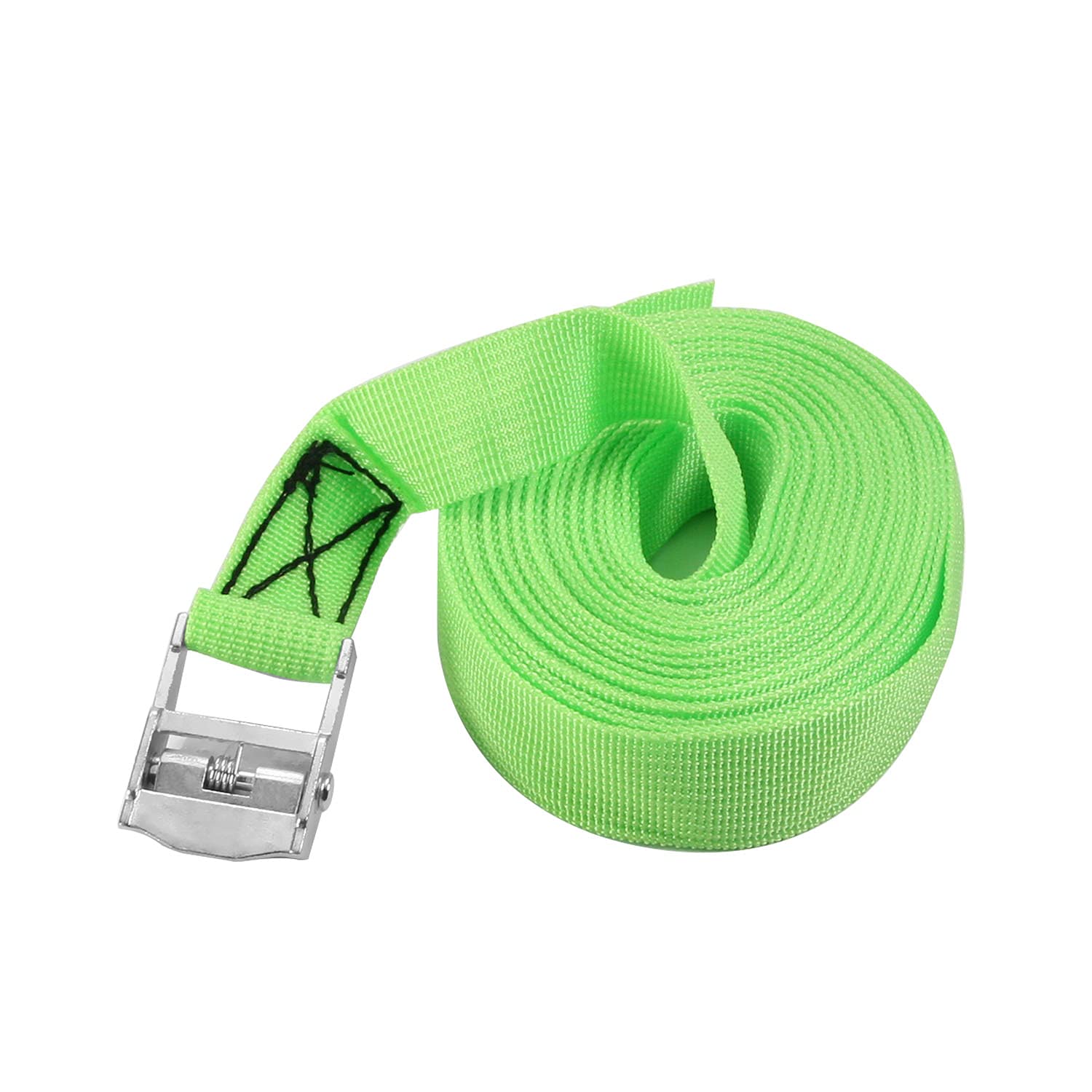 MroMax Polypropylene Cam Buckle Lashing Strap – 25mm X 6M (0.98" X 19.69ft), 200kg Load Capacity, Blue (1 Piece)