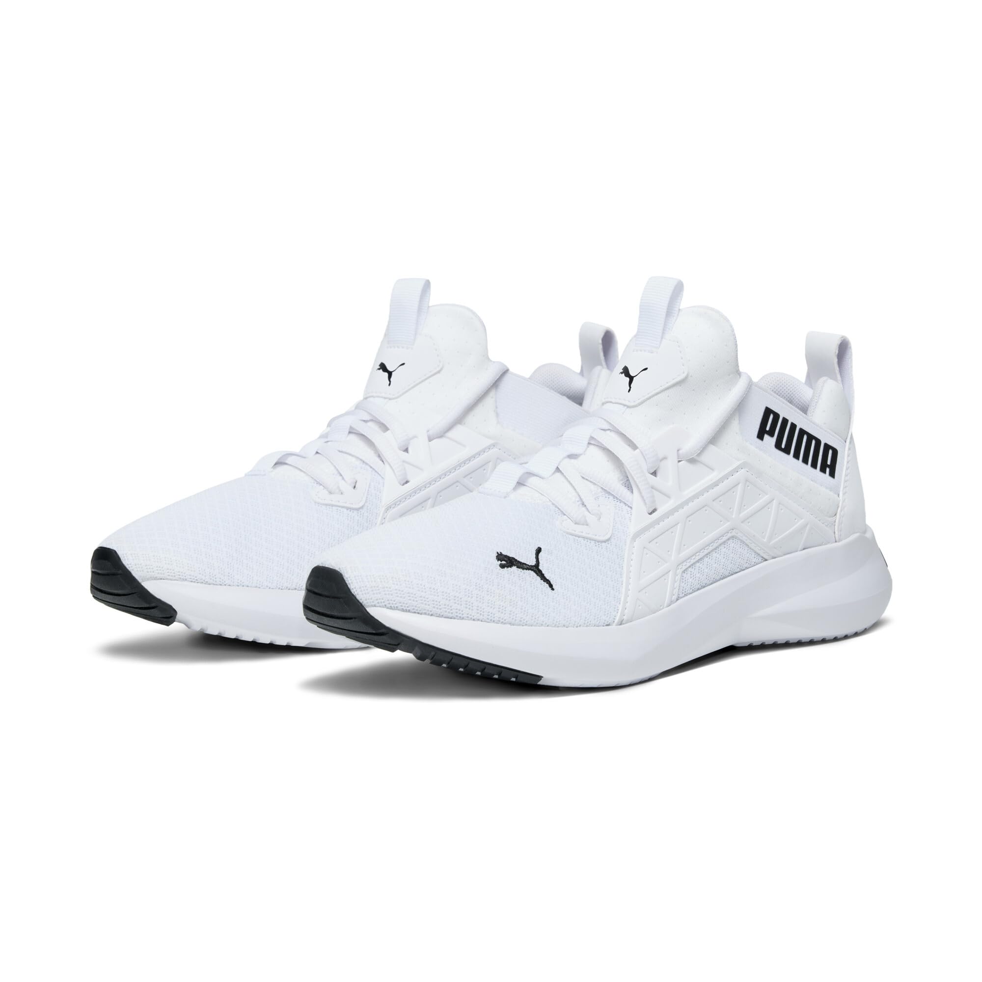 Buty Sportowe, PUMA Softride Enzo NXT, Białe, Oddychająca Mesh, Model 195234 10, Lekkie Sneakersy