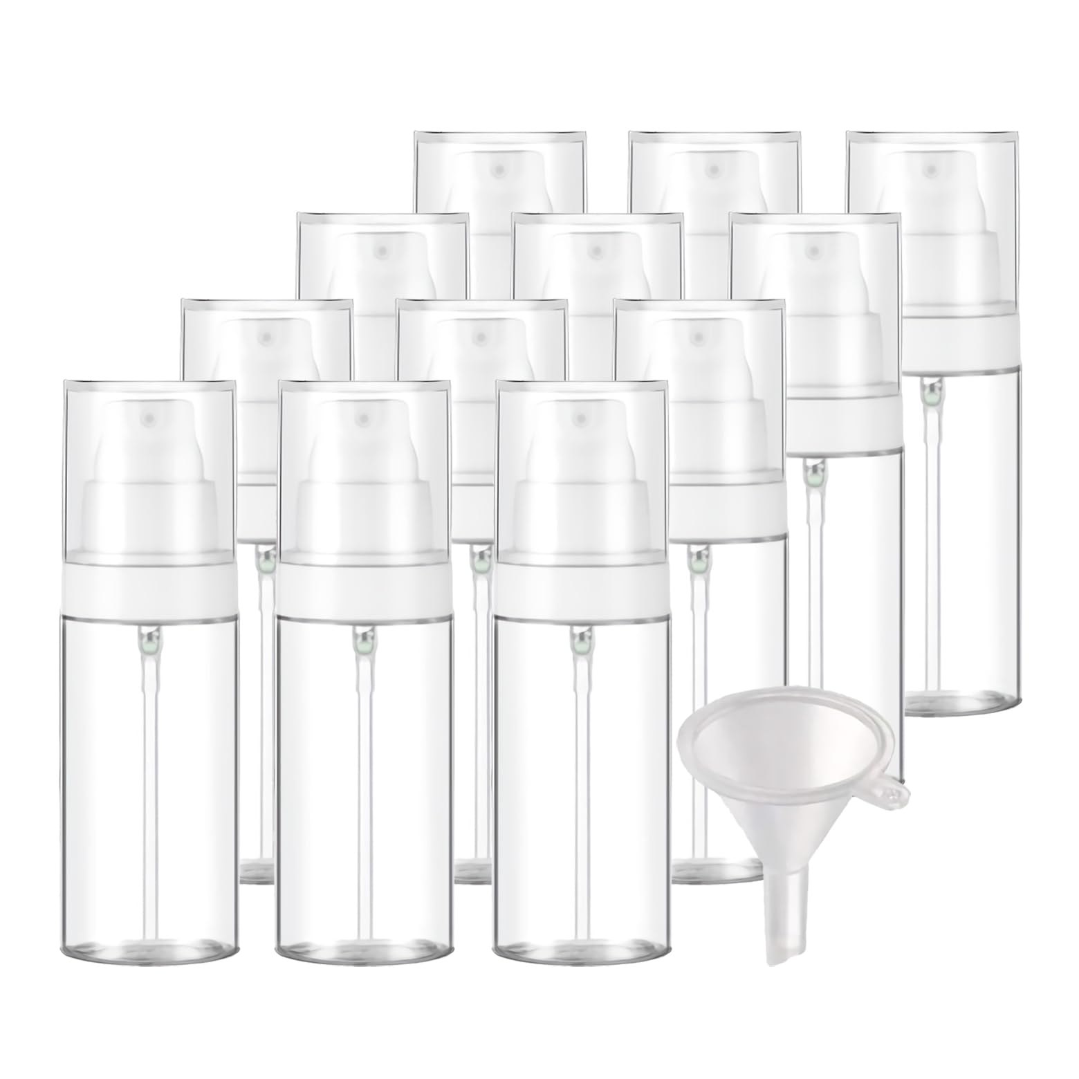 24 Stück, 60ml Transparent Kunststoff Sprühflasche Nachfüllbar Sprühflaschen Reinigung Klein Feinen Nebel Reiseflaschen reisen