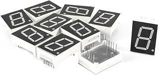 Aexit 10 Pcs Common Cathode 1 Bits 7 Seg DIP Digital Tube 0.78