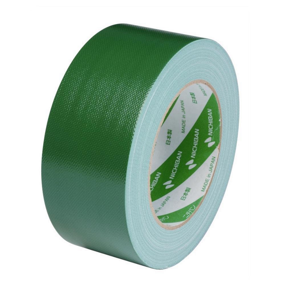 Nichiban 102N14-50 Cloth Tape, 2.0 inches (50 mm) x 82.2 ft (25 m) Roll, Light Green